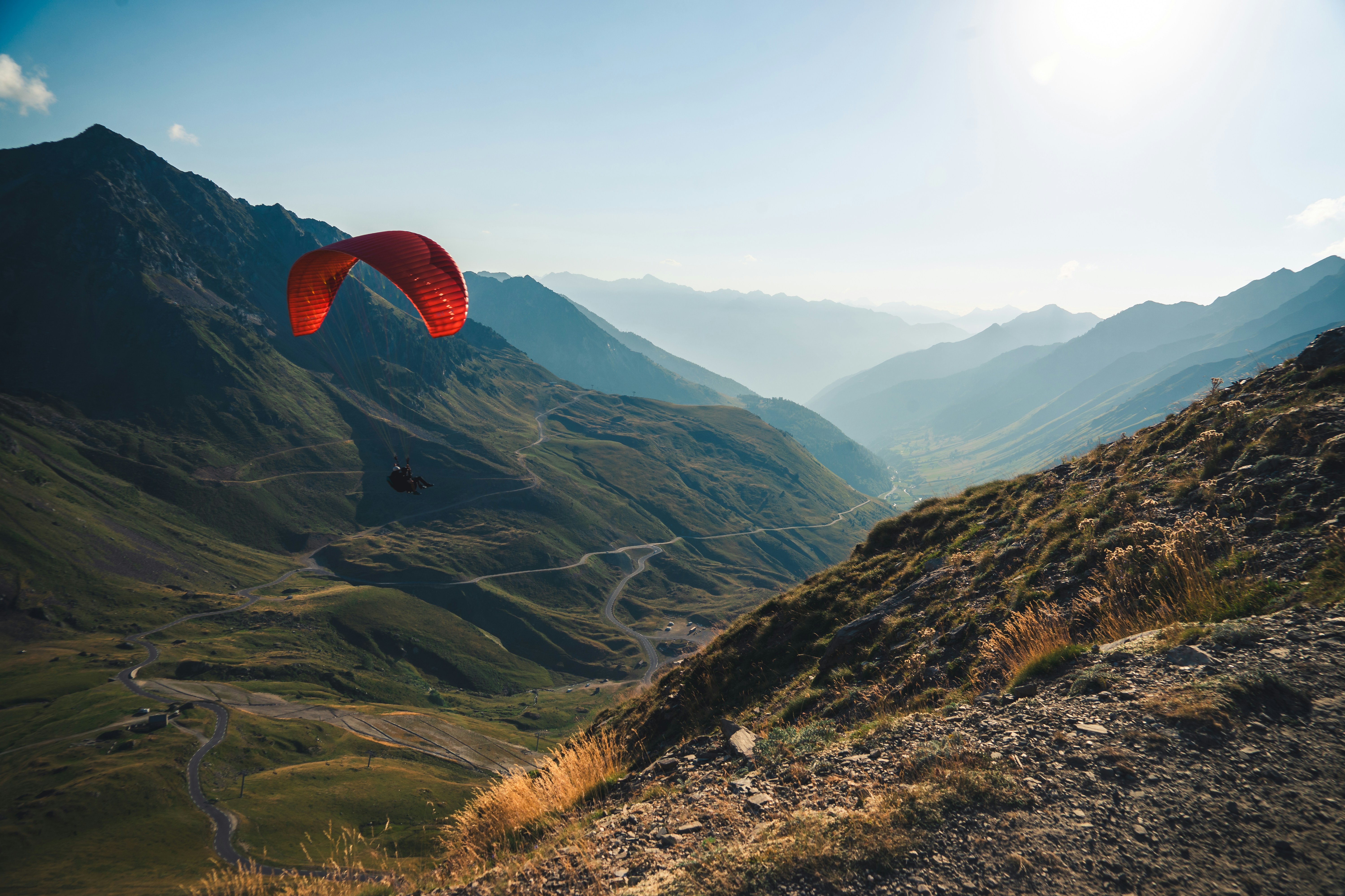 Parapente au col du Tourmalet